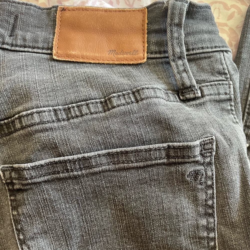 Madewell black denim flare jeans